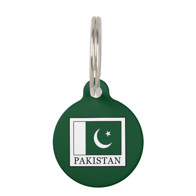 Pakistan Pet Name Tag (Front)