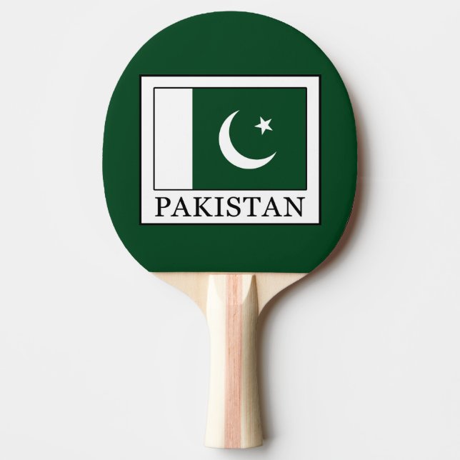 Pakistan Ping-Pong Paddle (Front)