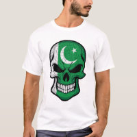 Pakistan Smiling Skull Flag