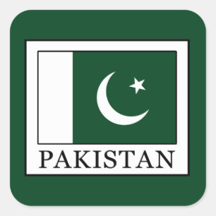 Pakistan Square Sticker