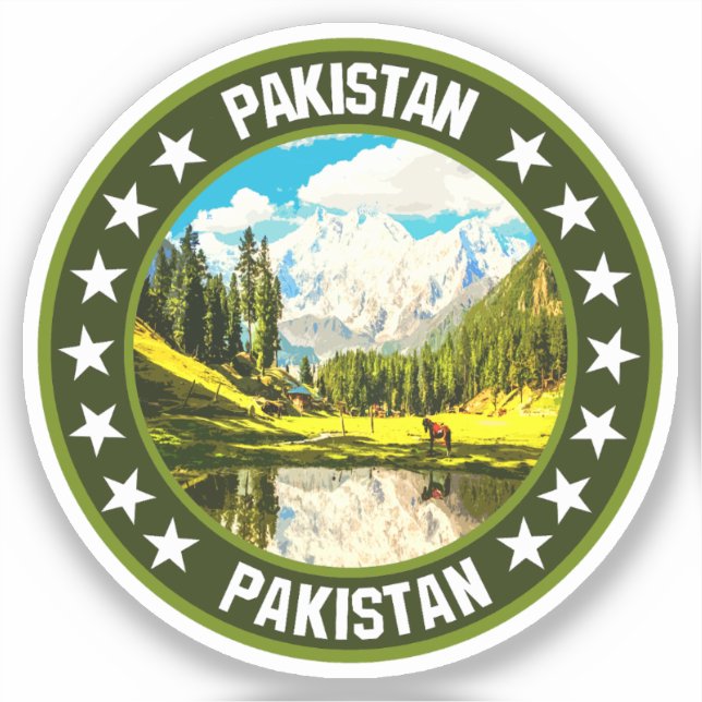 Pakistan                                           sticker (Front)