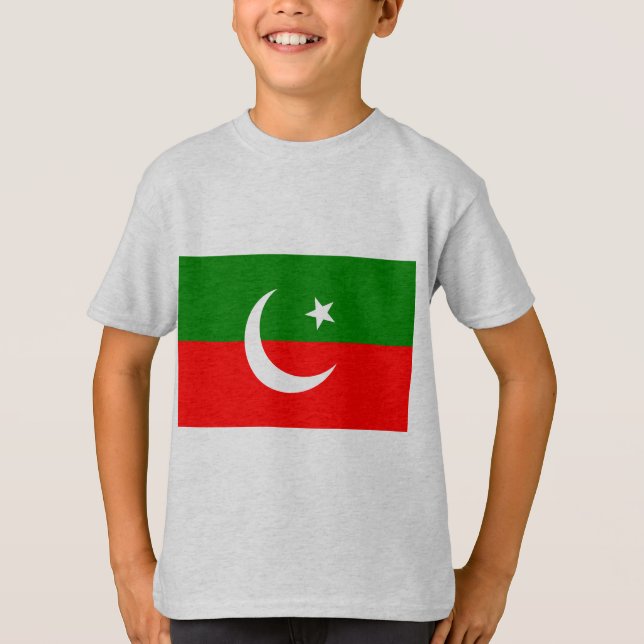 Pakistan Tehreek E Insaf, Colombia flag T-Shirt (Front)
