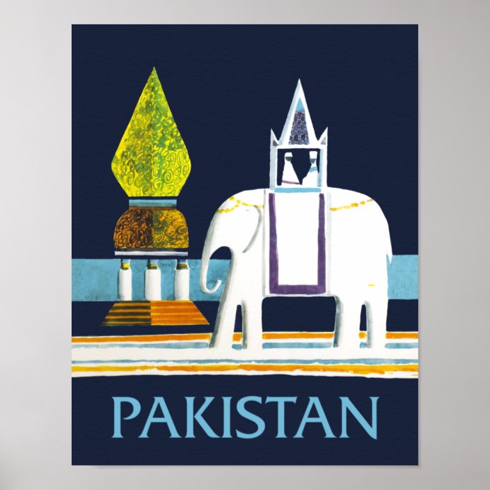 Pakistan travel poster