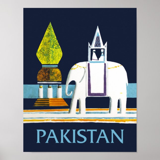 Pakistan travel poster (Front)