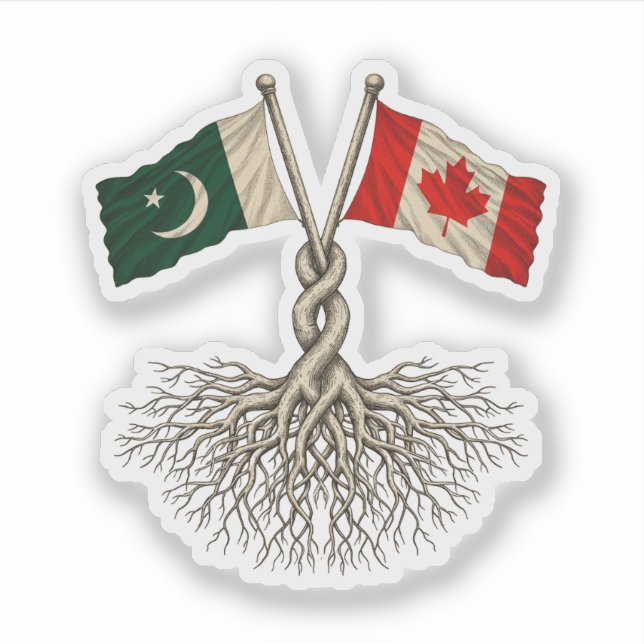 Pakistani-Canadian Sticker (Front)