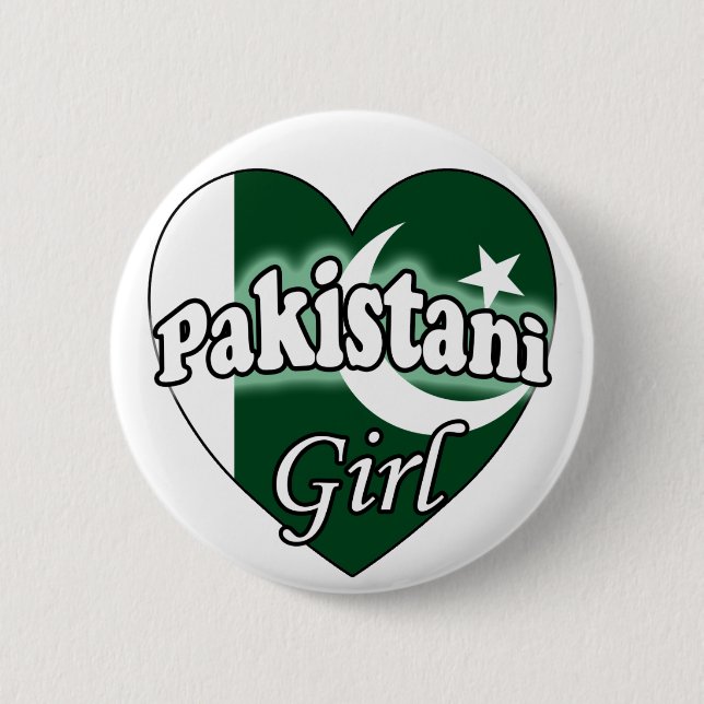 Pakistani Girl Button (Front)