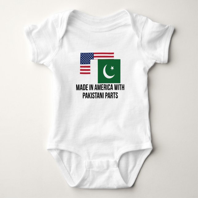 Pakistani Parts Baby Bodysuit (Front)