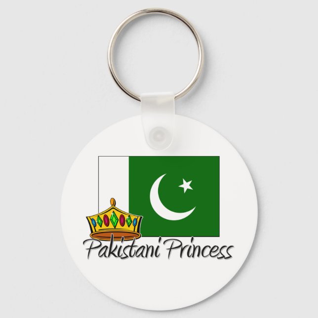 Pakistani Princess Keychain (Front)