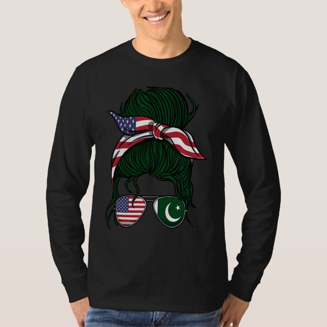 Pakistani Roots Pakistan Girl T-Shirt (Front)