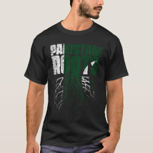 Pakistani Roots Pakistan Heritage Flag T-Shirt