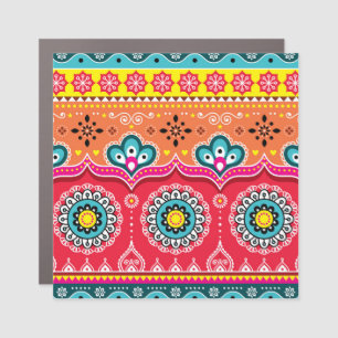 Pakistani Truck Art: Colorful Car Magnet