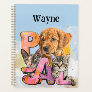 Pal Dog and Cats Plus Personalize Name Planner