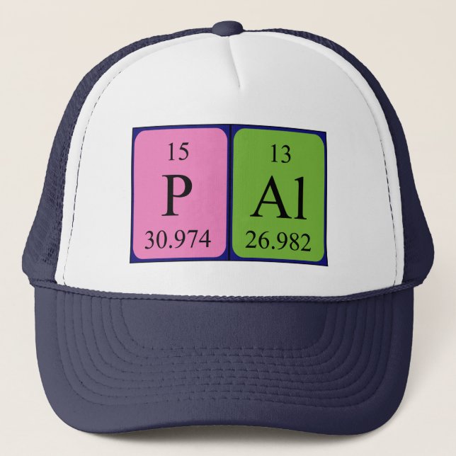 Pál periodic table name hat (Front)