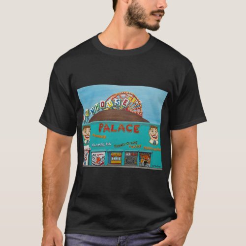 Palace Amusements Black T_Shirt