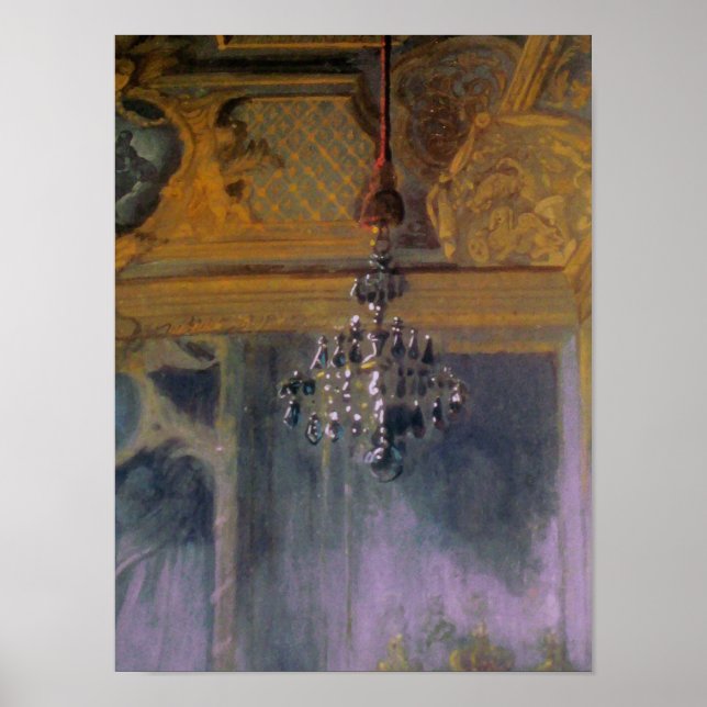 Palace Chandelier ~ Print Romantic French Fun (Front)