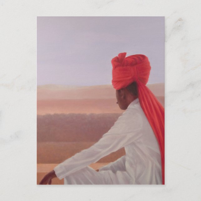 Palace Guard Jaipur Postcard (Front)