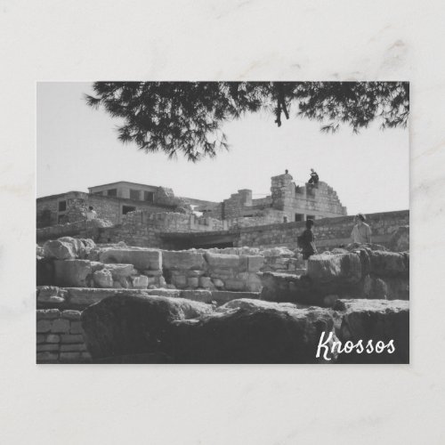 Palace of Knossos _ Greece Postcard