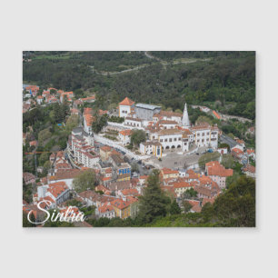 Palace of Sintra from above in Sintra, Portugal