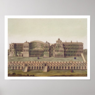 Palace of the Caesars, Rome, from 'Le Costume Anci Poster