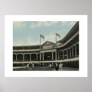 Palace of the Fans Cincinnati Baseball Poster