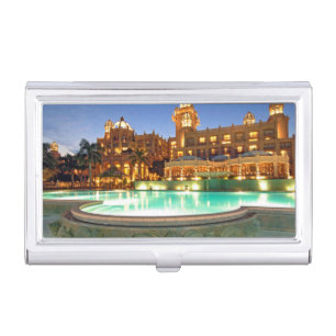 Palace Of The Lost City Hotel And Swimming Pool Business Card Holder