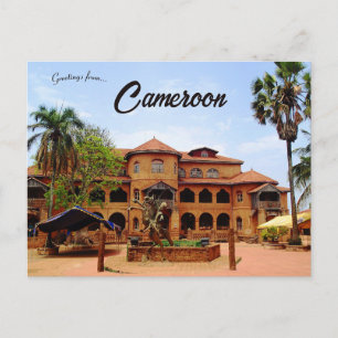 Palace of the Sultan of Bamoun at Foumban Cameroon Postcard