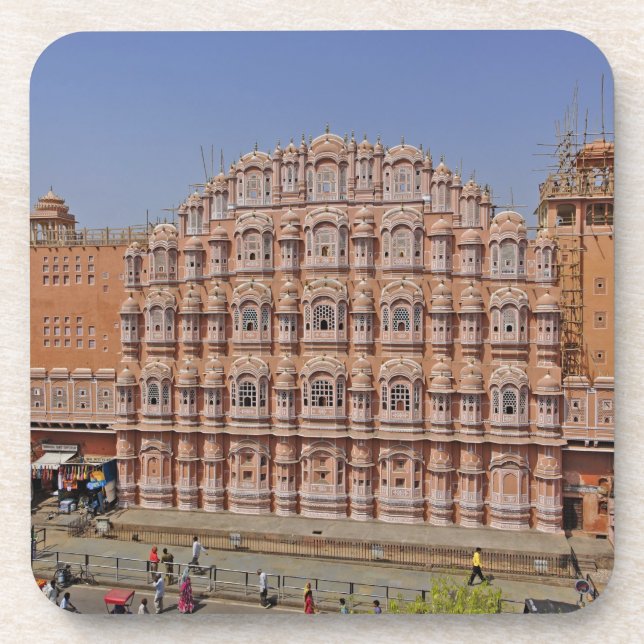 Palace of the Winds (Hawa Mahal), Jaipur, India, Drink Coaster (Front)