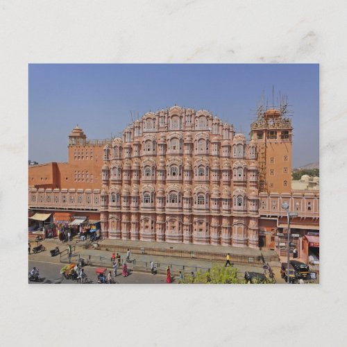 Palace of the Winds Hawa Mahal Jaipur India Postcard
