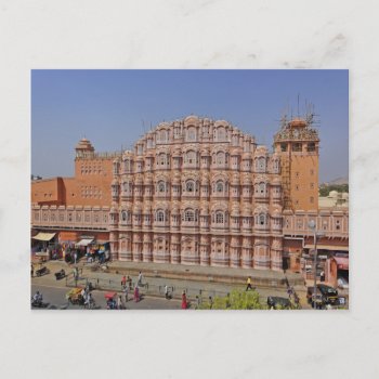 Palace Of The Winds (hawa Mahal  Jaipur  India  Postcard by takemeaway at Zazzle