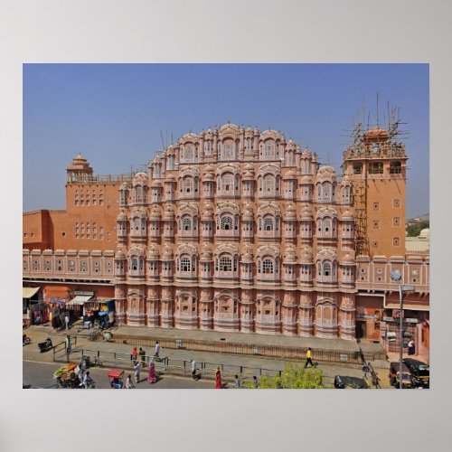 Palace of the Winds Hawa Mahal Jaipur India Poster