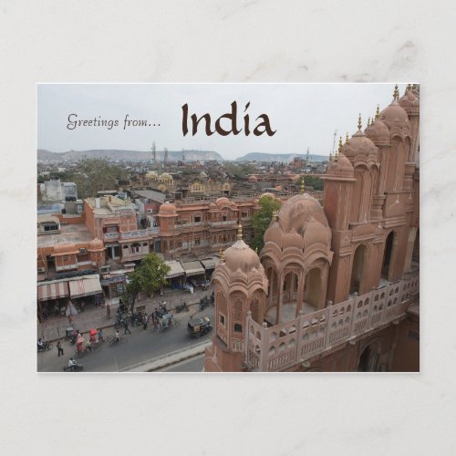 Palace of Winds Jaipur India Postcard