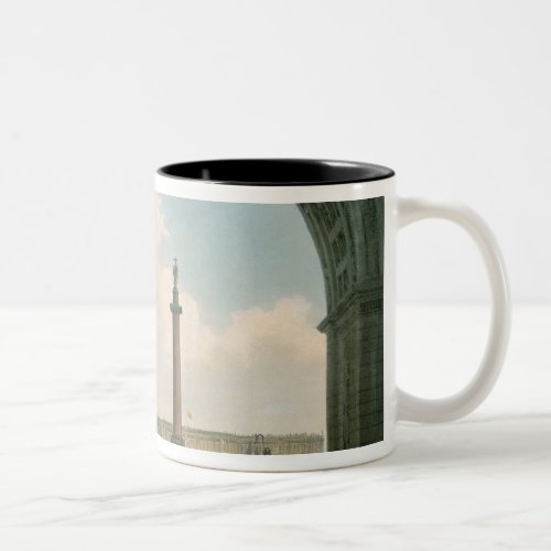 Palace Square View from the Arch of the Army Two_Tone Coffee Mug