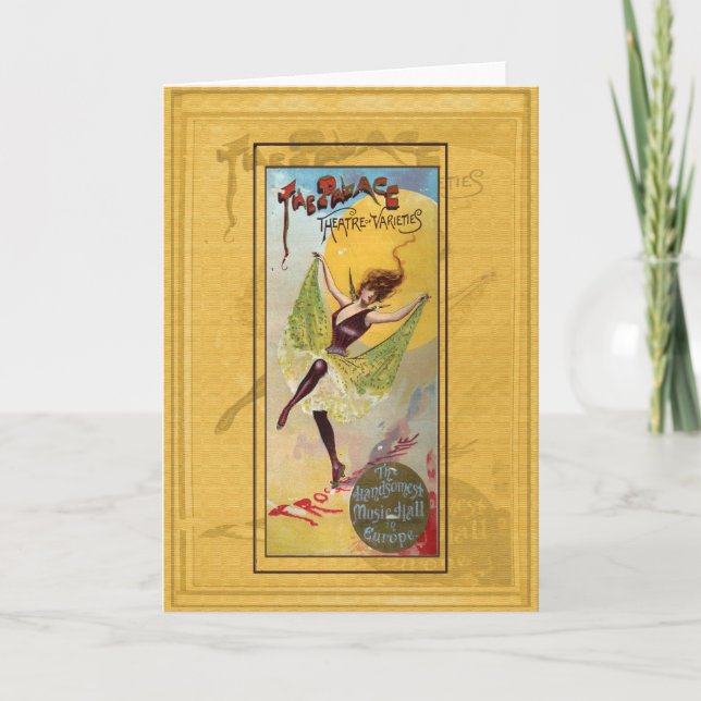 Palace Theatre of Varieties Card (Front)