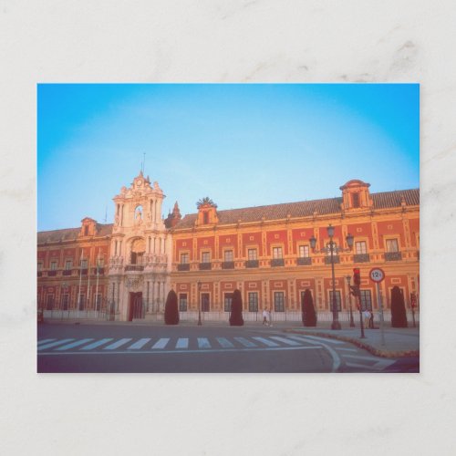 Palacio de Telmo in Seville Spain seat of Postcard