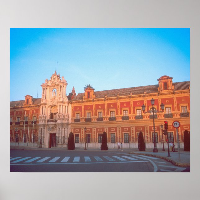 Palacio de Telmo in Seville, Spain seat of Poster (Front)