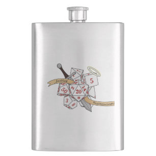 Paladin Dice Design Flask