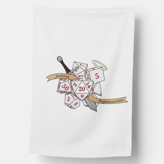 Paladin Dice Design House Flag (Front)