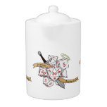 Paladin Dice Design Teapot