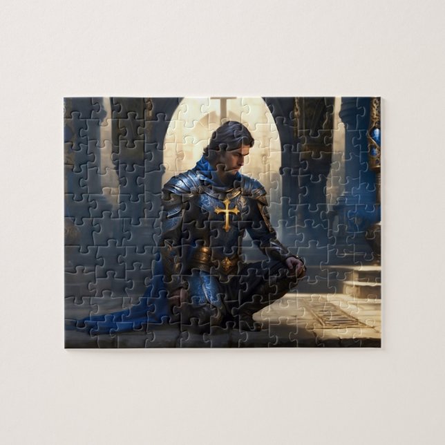 Paladin of the Supplicant Prayer Jigsaw Puzzle (Horizontal)