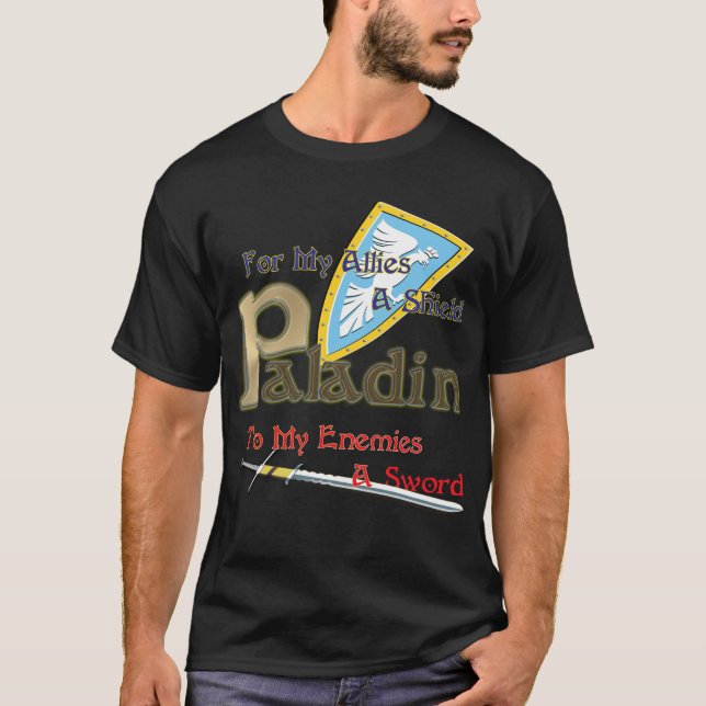Paladin RPG Class Shirt (Front)