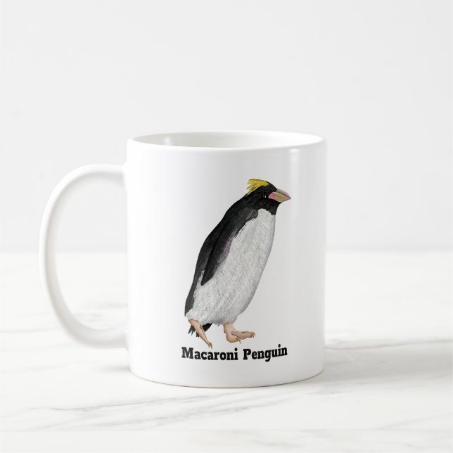 Palaeeudyptes Extinct Penguin Coffee Mug (Left)