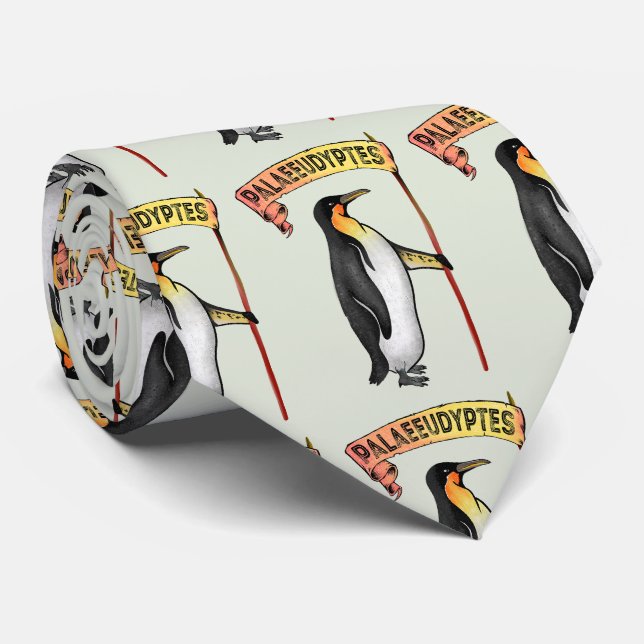 Palaeeudyptes Extinct Penguin Neck Tie (Rolled)