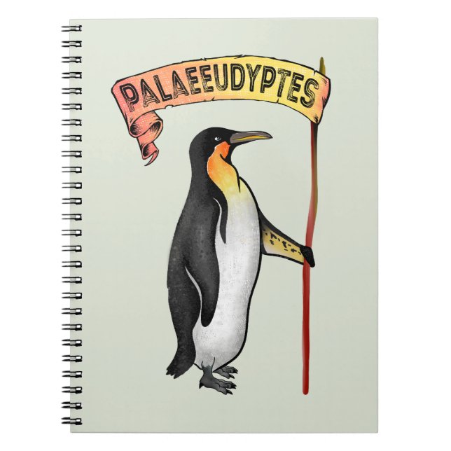 Palaeeudyptes Extinct Penguin Notebook (Front)
