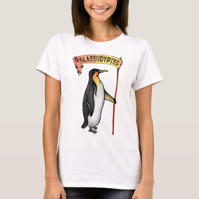 Palaeeudyptes Extinct Penguin T-Shirt (Front)