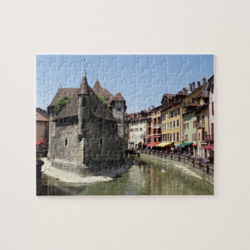 Palais de lIsle in Picturesque Annecy France Jigsaw Puzzle