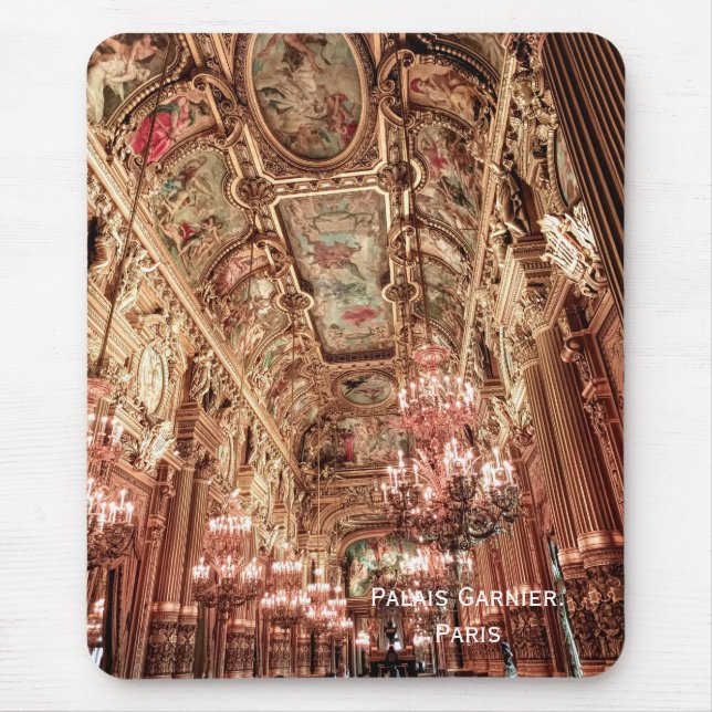 Palais Garnier Opera. Paris. France. Clipboard Mouse Pad (Front)