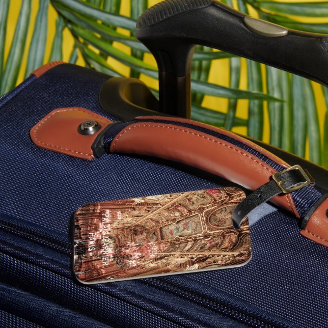 Palais Garnier Opera. Paris. France. Luggage Tag (Front Insitu 3)