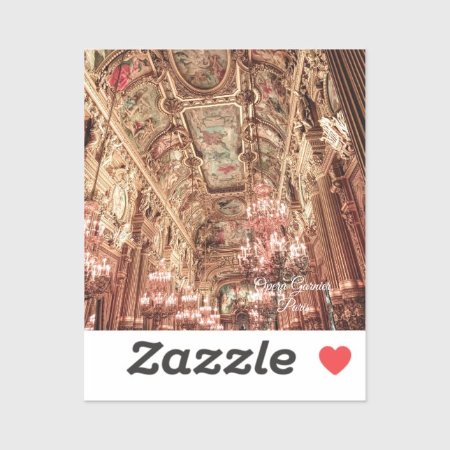 Palais Garnier Opera. Paris. France.   Sticker (Sheet)