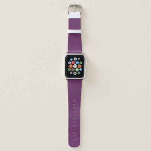Palatinate Purple Solid Color Apple Watch Band