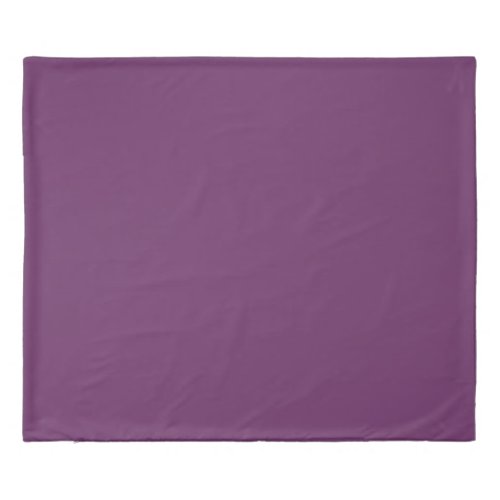 Palatinate Purple Solid Color Duvet Cover